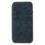 Flip vintage koffer voor iPhone 7/8 - blauw