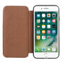 Flip vintage koffer voor iPhone 7/8 - blauw
