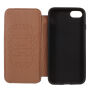 Flip vintage koffer voor iPhone 7/8 - blauw
