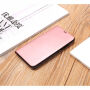 Flip Mirror case voor iPhone XS/iPhone X X - roze-goud