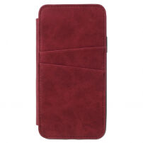 Flip vintage koffer voor iPhone XS/iPhone X X - rood
