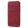 Flip vintage koffer voor iPhone XS/iPhone X X - rood