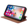 Flip vintage koffer voor iPhone XS/iPhone X X - rood