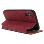 Flip vintage koffer voor iPhone XS/iPhone X X - rood