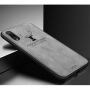 Bekleding met textieloppervlak voor iPhone XS/iPhone X X - grijs