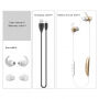 BASEUS sport draadloze BASEUS-hoofdtelefoon - wit - goud