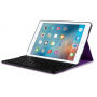 Draadloos toetsenbord en hoes voor iPad 9.7" (2017 / 2018) / iPad Lucht - violet