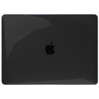 Glanzende transparante omslag voor MacBook Air 13" (A1932 / A2179 / A2337) - zwart
