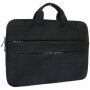 SOYAN elegante tas voor iPad Pro 12,9" / MacBook tot 14" - zwart