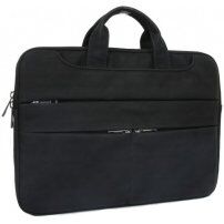 SOYAN elegante tas voor iPad Pro 12,9" / MacBook tot 14" - zwart