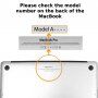 Matte hoes voor MacBook Air 13"  (A1932 / A2179 / A2337) - wit marmer
