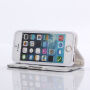 Flipcase voor iPhone 5 / 5S / SE (2016) - wit marmer