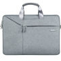 Wiwu stijlvolle draagtas voor iPad tot 13" / MacBook tot 14" - lichtgrijs