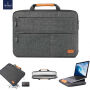 Multifunctionele draagkoffer met standaard voor MacBook 12" - grauw