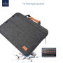 Multifunctionele draagkoffer met standaard voor MacBook 12" - grauw