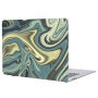 Matte hoes voor MacBook Air 13" (A1237 / A1304  / A1369 / A1466) - grijs-groen