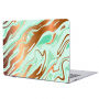 Matte hoes voor MacBook Air 13" (A1237 / A1304  / A1369 / A1466) -  goudgroen