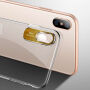 TOTUDESIGN doorzichtige afdekking met camerabescherming voor iPhone XS Max.