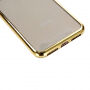 dun deksel met frame voor iPhone XR - goud