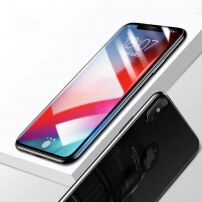 BASEUS gehard glas voor de voor- en achterzijde van de ramen voor iPhone XS Max.