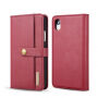 2in1 afneembare koffer voor iPhone voor iPhone XR - rood