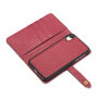 2in1 afneembare koffer voor iPhone voor iPhone XR - rood