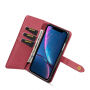 2in1 afneembare koffer voor iPhone voor iPhone XR - rood