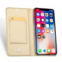 DUX DUCIS flip case voor iPhone XR - goud