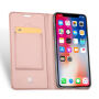 DUX DUCIS flip case voor iPhone XR - roze-goud