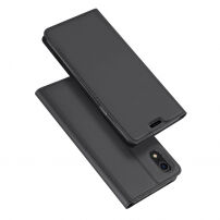 DUX DUCIS flip case voor iPhone XR - grauw
