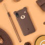 BASEUS cover 3D beer voor iPhone XR - bruin