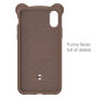 BASEUS cover 3D beer voor iPhone XR - bruin