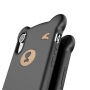 BASEUS cover 3D beer voor iPhone XR - zwart