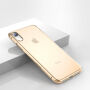 BASEUS Eenvoudigheidsafdekking voor iPhone XR - goud