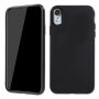 Zachte plastic hoes voor iPhone XR - zwart
