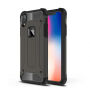 Super bestendige" Armor" hoes voor iPhone XR - donkere koffie