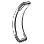 BASEUS pantser doorzichtige afdekking met frame voor iPhone XR - zwart