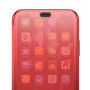 BASEUS flip case voor iPhone XR - rood