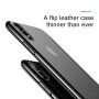 BASEUS flip case voor iPhone XR - zwart