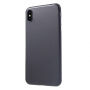 Ultra-dunne kunststof hoes voor iPhone XS Max. - zwart