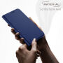 Flip Case met standaard voor iPhone XS Max. - donkerblauw