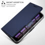 Flip Case met standaard voor iPhone XS Max. - donkerblauw