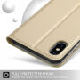 Flip Case met standaard voor iPhone XS Max. - goud