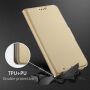 Flip Case met standaard voor iPhone XS Max. - goud