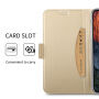 Flip Case met standaard voor iPhone XS Max. - goud