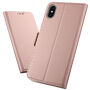Flip Case met standaard voor iPhone XS Max. - roze-goud