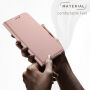 Flip Case met standaard voor iPhone XS Max. - roze-goud