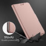 Flip Case met standaard voor iPhone XS Max. - roze-goud