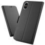 Flip Case met standaard voor iPhone XS Max. - zwart