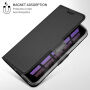 Flip Case met standaard voor iPhone XS Max. - zwart